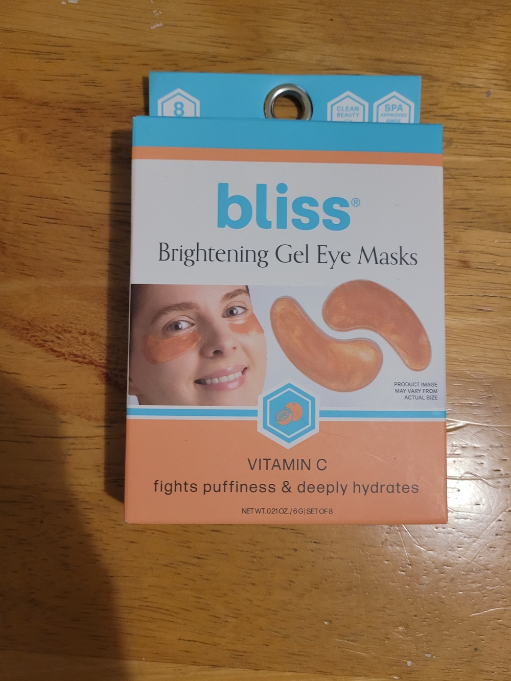 Bliss Vitamin C Brightening Gel Eye Masks – 8 Pack
